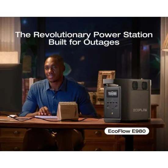 Ecoflow E980 Portable Power Station 980Wh, 500W